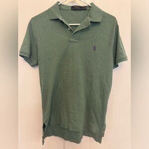 Polo- light green short sleeve polo size Small